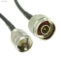 ♚►✚ UHF MALE PL-259 PL259 Plug to N male pigtail coax RG58 cable 15/30/50/100cm