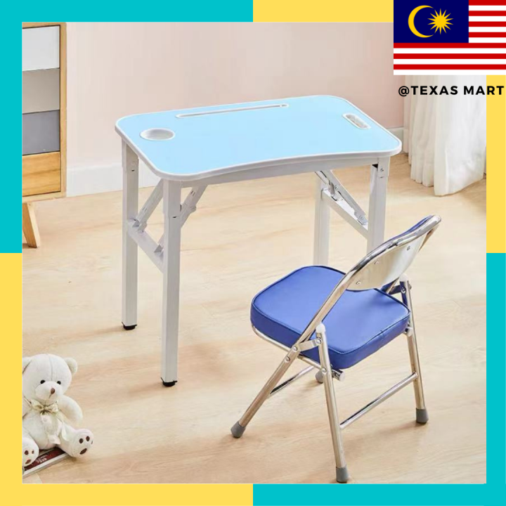 Children Desk and Chair Set Folding Table Student Desk Multifunctional