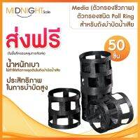 Media (ตัวกรองชีวภาพ) ตัวกรอง ชนิด Pall Ring สำหรับถังบำบัดน้ำเสีย / มีเดีย