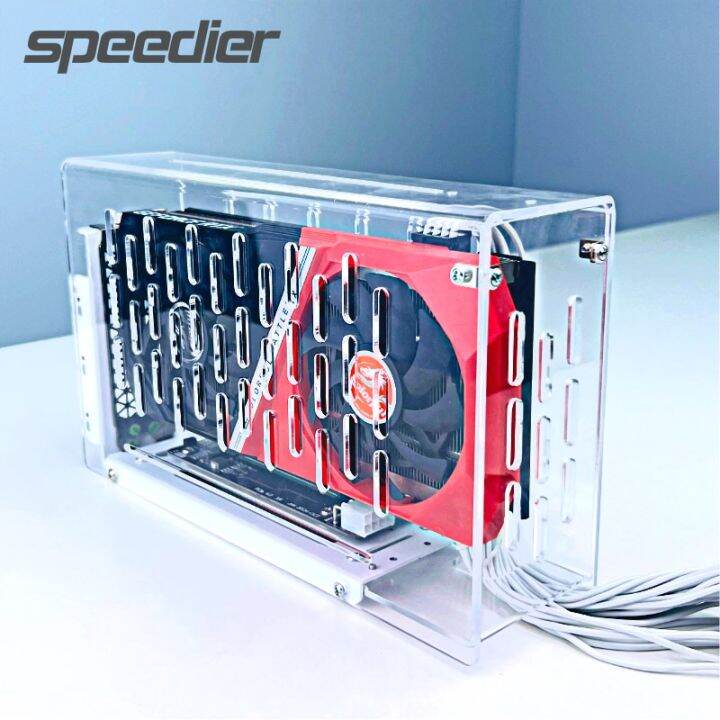 eGPU CASE Laptop External Graphics Video Card 2 Slot Magnetic Bracket ...