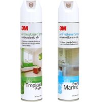 3M สเปรย์ปรับอากาศ สเปรย์หอมดับกลิ่น น้ำหอมปรับอากาศ ขนาด 300ml. (มี 2 กลิ่น Tropical,Marine/1 ขวด) ของแท้