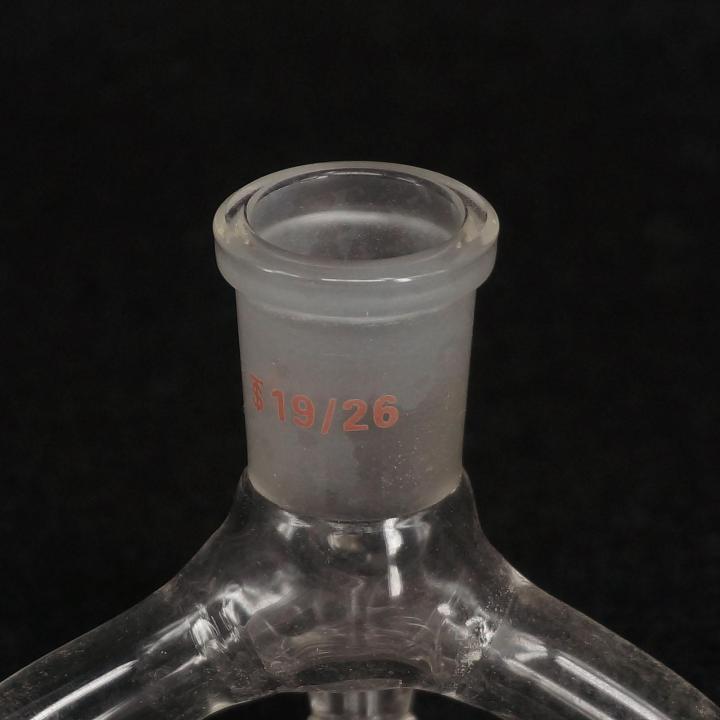 2023-hot-bkd8umn-แก้วอะแดปเตอร์ถังรับสูญญากาศแก้ว2ทางแบบ14-23ร่วม19-26ชิ้นเครื่องแก้ววิทยาศาสตร์