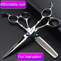 6-inch Flat Scissors for Hairdressing Salon Dental Scissors To Hairdresser