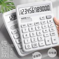 เครื่องคิดเลขแสงอาทิตย์ออฟฟิศที่มีเสียงขนาดใหญ่พร้อมเสียง12บิตหน้าจอใหญ่แฟชั่นสีแดงอินเจน