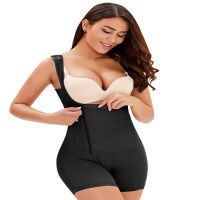 ผู้หญิงเต็มร่างกาย Shapewear เปิดหน้าอกชุดชั้นในเอวเทรนเนอร์รัดตัวกระชับสัดส่วนที่ไร้รอยต่อบอดี้สูทก้นยกขนาดบวก6XL