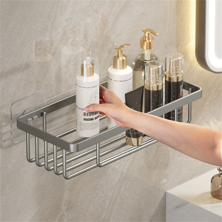 punch-free-shower-holder-shelf-aluminum-wall-mounted-shelves-for-bathroom-wall-mounted-bathroom-organizer-no-drill-shower-storage-punch-free-bathroom-shelves