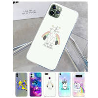 T-65 Cute Unicorn โปร่งใส อ่อนนุ่ม ซิลิโคน TPU เคสโทรศัพท์ หรับ OPPO Reno 2F 4F 5 2Z 4 5Z 8T Reno 6 6Z 8 5F F9 2 F7 Pro Lite