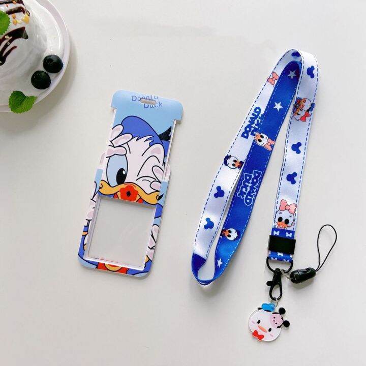 pingchuishop-สาวๆมิกกี้เครดิตไอดีการ์ดฮีโร่แบบพกพามีสายคล้องบัตรธนบัตรที่ใส่บัตรการ์ตูนเคสบัตร-sampul-kartu-รถบัส