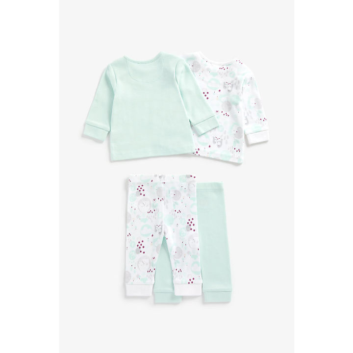 ชุดนอนเด็กเล็ก-mothercare-winter-friends-pyjamas-2-pack-zc324