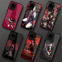 Cool Akame Ga Kill Phone Case For Samung A32 A51 A52 NOTE 10 20 S10 S20 S21 S22 Pro Ultra Black PC Glass Phone Cover