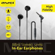 NEW Buy 1 Free 1 Awei PC-7 6 1T In Ear Wired Gaming Earphones 3.5mm jack