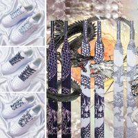 Colorful Shoelaces Dragon Printing Fashion Unisex Flat Shoe Laces High-top Canvas Sneakers Shoelace Sports Shoelaces 120-160CM