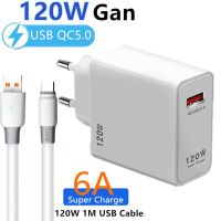 อุปกรณ์ชาร์จสมาร์ตโฟน120W Gan,อุปกรณ์ชาร์จเร็วสำหรับ Xiaomi iPhone Samsung Huawei Realme ยูเอสบีชาร์จไวอะแดปเตอร์โทรศัพท์มือถือ Oneplus