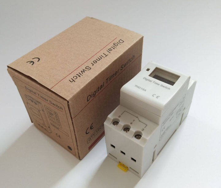 digital-timer-เครื่องตั้งเวลาแบบดิจิตอล-thc15a-ac-220v-กระแสสูงสุด-16a-มีสินค้าพร้อมส่ง-มีคู่มือภาษาไทย