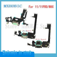 ชาร์จ Flex สําหรับ iPhone 11 Pro Max USB Charger Port Dock Connector Plug พร้อม IC Board Ribbon Cable Replacement