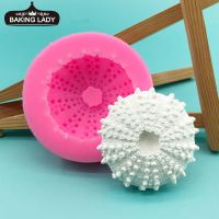 Sea Urchin Shell Silicone Mold Marine life Fondant Decoration Mold Chocolate Gumpaste Cake Mold Cake Decorating Tools Bakeware Bread  Cake Cookie Acce