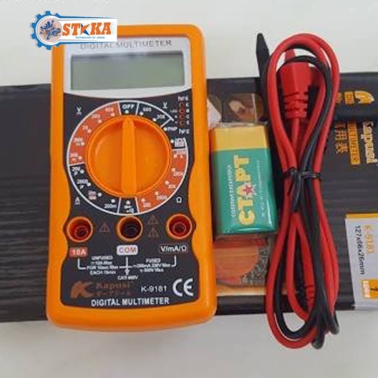 Đồng hồ đo điện vạn năng kapusi japan k9081 có pin và bút đo - ảnh sản phẩm 5