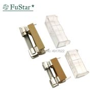 10Set 5x20mm 6x30mm Glass Fuse Holder Transparent Holder With Transparent Cover Fuse Blocks 5x20mm 6x30mm Insurance Header 250V