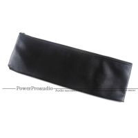 Professional Wired Microphone Holder Leather Case With Zipper For Shure Microphone Bag Accessories or Cable 23*11 cm