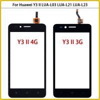 หน้าจอสัมผัส Y3II ใหม่สำหรับ Huawei Y3 II 2 LUA-L03 LUA-L21 LUA-L23หน้าจอสัมผัสเปลี่ยนเลนส์เซนเซอร์กระจกหน้าจอกระจกกันรอยดิจิตอล