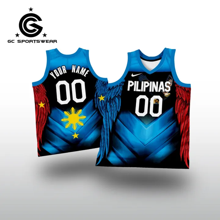 PILIPINAS EAGLE BLUE GC JERSEY FULL SUBLIMATION Basketball Jersey ...