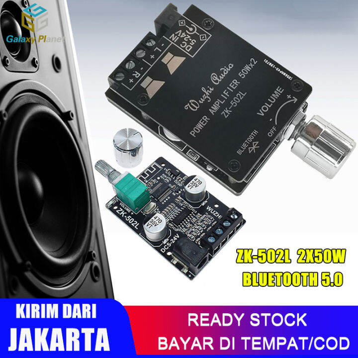 (Dikirim Dari Jakarta) Amplifier Digital Bluetooth ZK-502L Bluetooth ...
