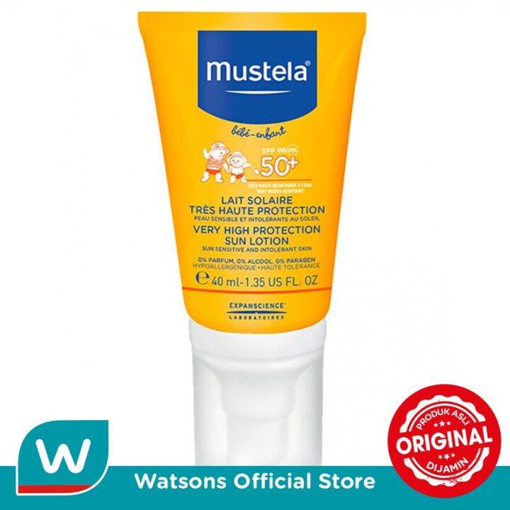 MUSTELA Baby Lotion SPF 50+ 40ml Lazada Indonesia