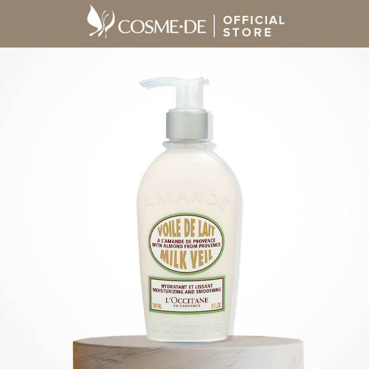 Loccitane Almond Milk Veil 8oz, 240ml Personal Care Bath & Shower [L