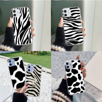 Z-62 Creative Simple Zebra Cow Pattern เคสโทรศัพท์ อ่อนนุ่ม TPU เคสโทรศัพท์ หรับ OPPO A9 F11 A3S A5 A72 A54 A8 A15 A12 A31 A1K A16S A33 A53S A12S A85 A15S A33 A5S A1 A16 A54S A7 A52 A92 A83 A53 A12E Pro โปร่งใส ปก