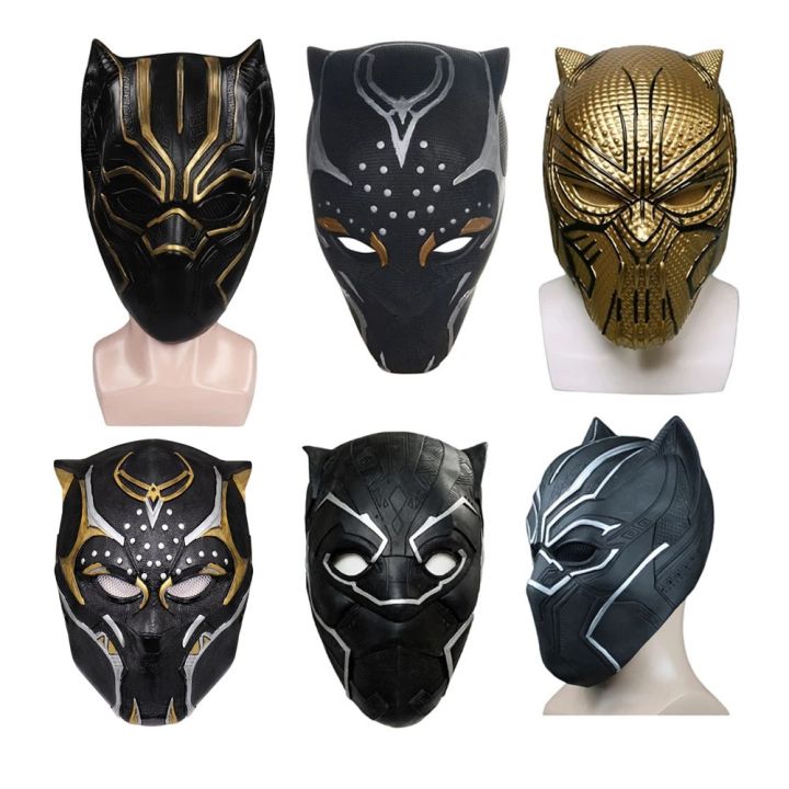 New Black Mask Panther: Wakanda Forever Cosplay Latex Masks Helmet ...
