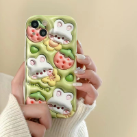 เคสโทรศัพท์มือถือ TPU แบบนิ่ม ลายการ์ตูน 3D สําหรับ iPhone 14 13 12 11 Pro Max X XR Xs Max 8 7 6 6s Plus SE 2020 #5003