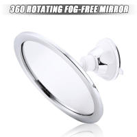 360 Degrees Rotation Fogless Suction Cup Shower Shaving Mirror Bathroom Washroom Fog Free Make Up Mirror