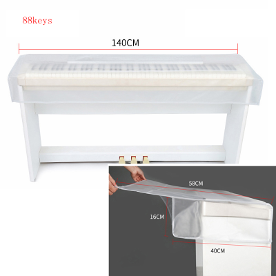 61 76 88 Keyboards Electronic Organ Dust Cover Piano Transparent Grind Arenaceous Waterproof Protect Bag