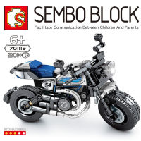 บล็อกตัวต่อมอเตอร์ไซค์ พร้อมฐาน SEMBO BLOCK 701119 จำนวน 201 ชิ้น