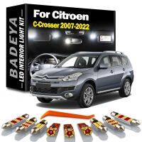 BADEYA 10Pcs Canbus No Error For Citroen C-Crosser 2007-2018 2019 2020 2021 2022 LED Interior Map Dome Light Kit Car Led Bulbs Bulbs  LEDs HIDs