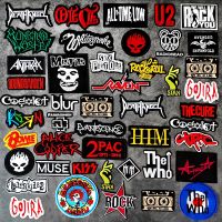 ROCK BAND DIY Cloth Iron On Embroidered Badges Patches For Clothes Stickers Punk Music Haberdashery