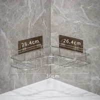 Stainless Steel Bathroom Shelf Bathroom Towel Shelf Punch Free Wall Hanging Toilet Storage Rack Bath Hardware Set