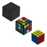 MU YU อุปกรณ์เล่นมายากล Triple Cube Diko Cube ลูกบาศก์แฟลช ลูกบาศก์เวทมนต์ สนุกกับการ พลาสติกสำหรับตกแต่ง ของขวัญวันเกิดเด็ก