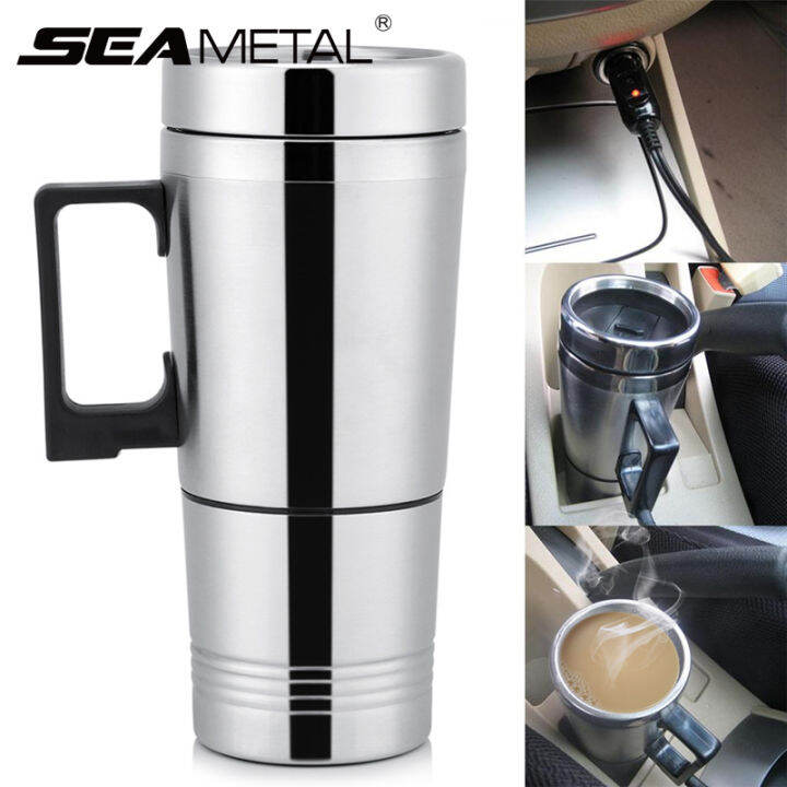 LISEAMETAL Car Heating Cup 12v 24v Water Heater Kettle Electric Coffee ...