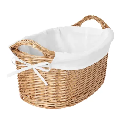 Laundry basket, handmade Willow, 56x38x28 cm.,Volume: 40 l.