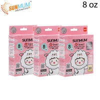 SUNMUM ถุงเก็บน้ำนมแม่ทานตะวัน ขนาด 8 oz (3 กล่อง)