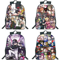 2021Danganronpa Backpack Monokuma Boy Girl Daily School Backpacks Men Women Laptop Rucksack Anime Cartoon Teen Cosplay Travel Bag