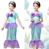 ชุดแฟนซีคอสตูมเจ้าหญิงนางเงือกน้อย Little mermaid Princess fancy costume สำหรับเด็กหญิงแนวน่ารัก เป็นเดรสผ้าบางไม่ร้อน ช่วยเสริมสร้างจินตนาการและความสนุกสนาน เหมาะกับใส่ไปงานปาร์ตี้ แฟนซีต่าง ๆ หรืองานโรงเรียนประกวด คุณภาพใช้ได้ มีไซส์ส่วนสูง 90 - 140 ซม.