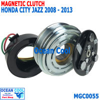 คลัชคอมแอร์ ฮอนด้า ซิตี้ , แจ๊ส 2008 - 2013 MGC0055 ลูกปืนมู่เล่ NSK แท้ Compressor Clutch Honda City JAZZ ชุดหน้าคลัชคอมแอร์ อะไหล่ แอร์ รถยนต์ โฉม GE 2009 2010 2011 2012 2551 ถึง 2556