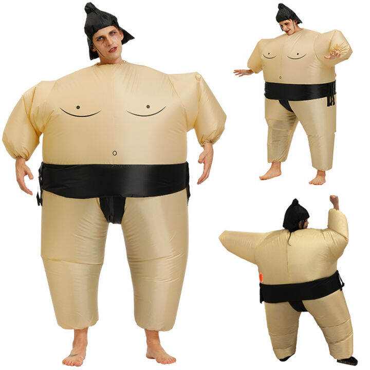 Adult Sumo Inflatable Suit Carnival Funny Inflatable Costumes With Air ...