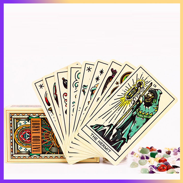 78 ThẻBộ 12X7Cm Hình Xăm Cỗ Bài Tarot Trò Chơi Giải Trí Trò Chơi Bói Toán  Với Sách Hướng Dẫn Thần Bí Hướng Dẫn Bói Giải Trí Đảng Ban  SHEIN