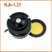 N.A.1.25 Abbe Concentrator Metal Zoom Adjustable Diaphragm Iris Aperture Converge for XSP-00 Biological Microscope with Filter