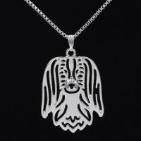 Hot Cocker Spaniel Pet Dog Couple pendants Dog Lovers Necklace Accessories Wild Clavicle Chain Jewelry Mens chain