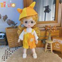 【YF】 16cm BJD Doll Toys for Girls 3D Simulation Princess Dress Up Childrens Cute Multi-joint Dolls Birthday Gifts bjd 1/8