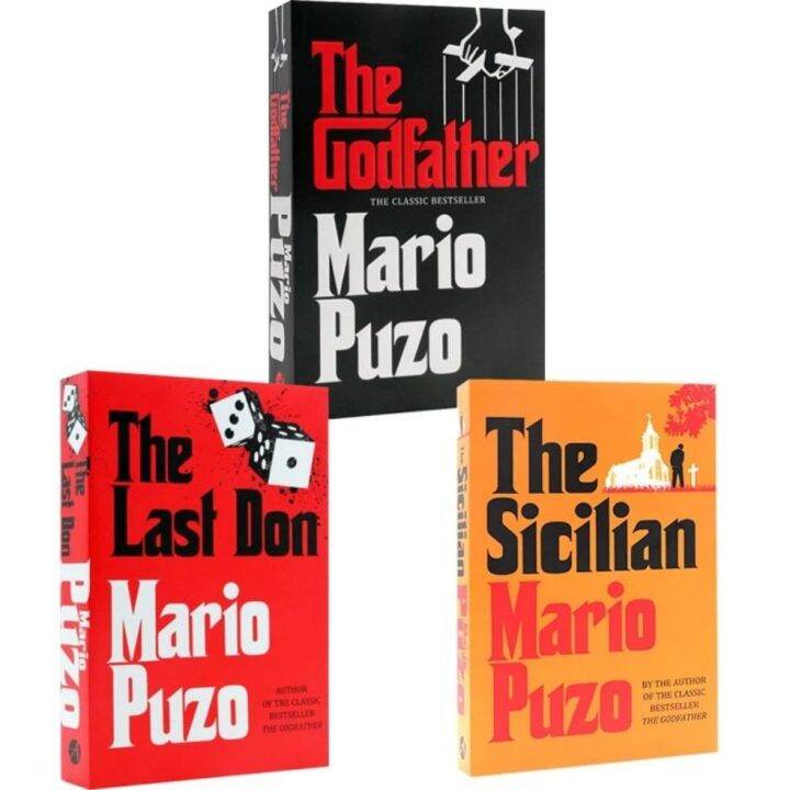 Mario Puzo 3 Books The Godfather The Sicilian The Last Don Lazada